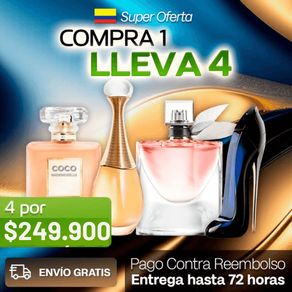 PAGA 1 Y OBTÉN 4 - Kit de Perfumes Premium Femenino (100ml) 🇪🇸 - Contra pago